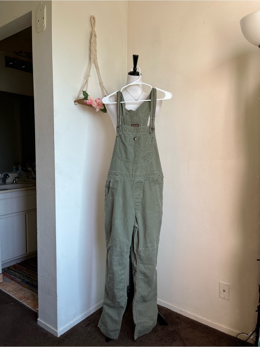 Patagonia Olive Green Overalls size medium